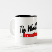 De beste grootvader ter wereld tweekleurige koffiemok (Voorkant links)