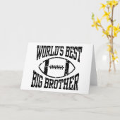 De Beste Grote Broer van de wereld Kaart (Gele Bloem)