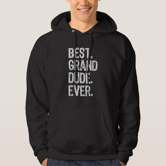 De beste grote kerel van de Cool Funny Grandguy Va Hoodie (Voorkant)
