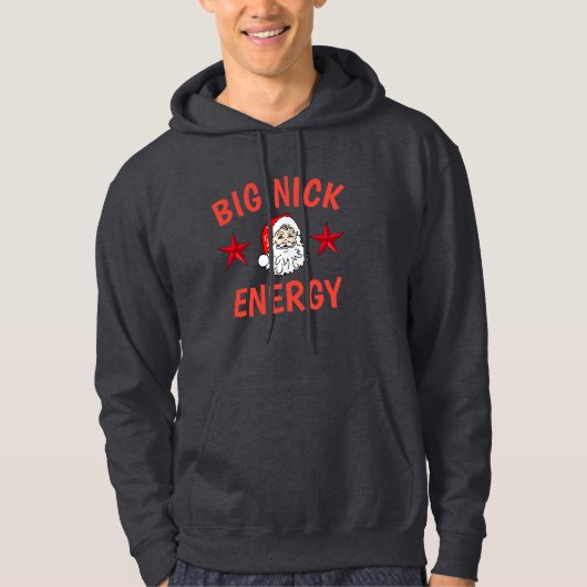 De beste grote Nick Energy Funny Kerstmis Hoodie (Voorkant)