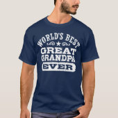 De beste grote opa ooit ter wereld t-shirt (Voorkant)