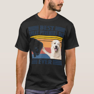 De beste Grote Pyreneeën vader ooit  vaderdag T-shirt