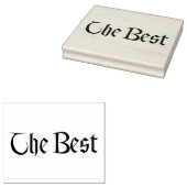 De beste grote rubberen stempel geen handvat (Gestempeld)