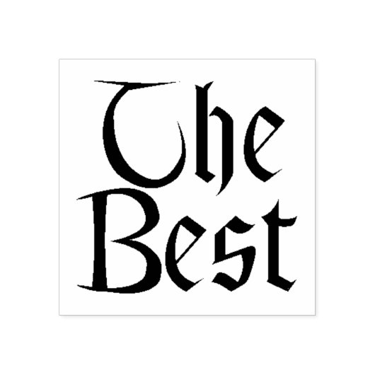 De beste grote rubberen stempel geen handvat (Afrduk)