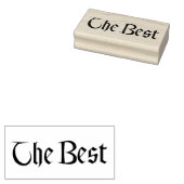 De beste grote rubberen stempel geen handvat (Gestempeld)