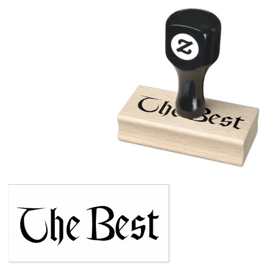 De beste grote rubberen stempel met handvat (Gestempeld)