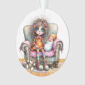 De beste grote zus / babysitter ter ter wereld - z ornament (voorkant)