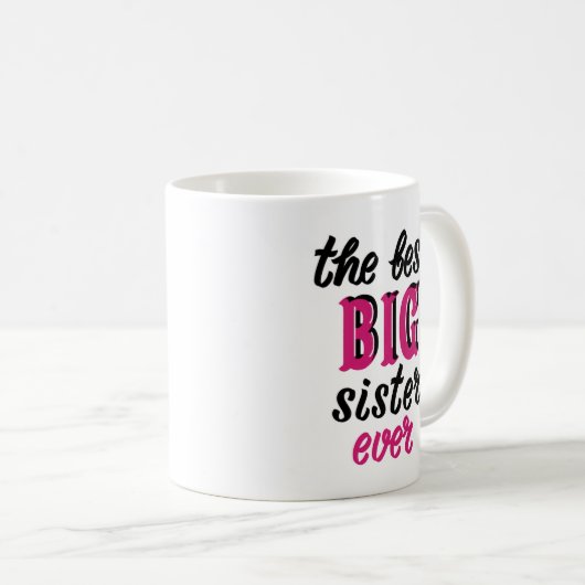 De beste grote zus ooit Mok (Voorkant rechts)
