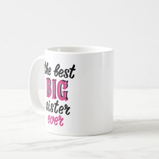 De beste grote zus ooit Mok (Voorkant links)