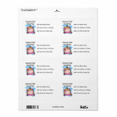 De beste grote zuster-cadeautjes van Blond World Etiket (Full Sheet)