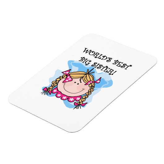 De beste grote zuster-cadeautjes van Blond World Magneet (Linkerzijde)