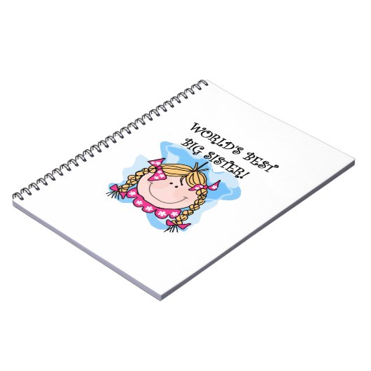 De beste grote zuster-cadeautjes van Blond World Notitieboek (Linkerzijde)