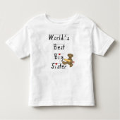 De beste grote zuster ter wereld kinder shirts (Voorkant)