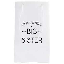 De beste grote zuster ter wereld klein cadeauzakje