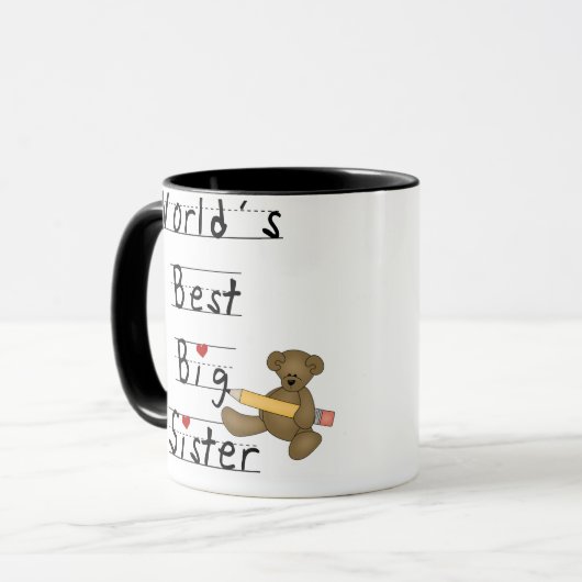 De beste grote zuster ter wereld mok (Voorkant links)
