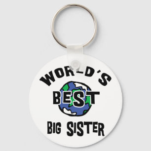 De beste grote zuster ter wereld sleutelhanger