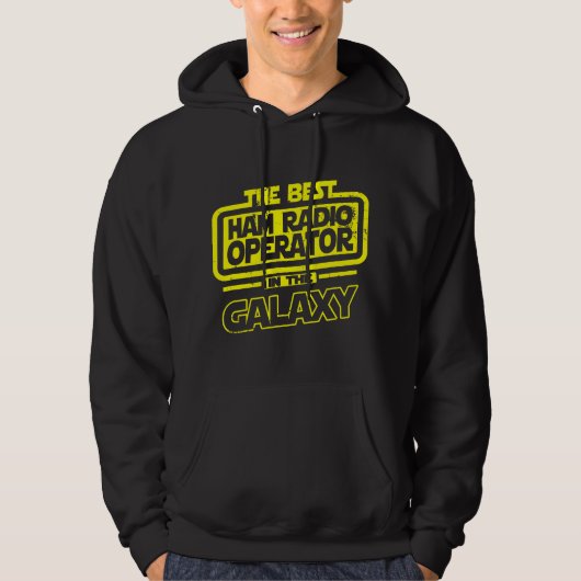De Beste Hamradio Operator In Het Sterrenstelsel Hoodie (Voorkant)