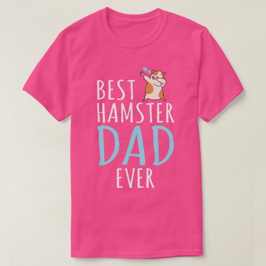 De beste Hamster vader ooit Cute Hamster Lover T-shirt (Design voorkant)