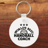 De beste handbalcoach ter wereld sleutelhanger (Voorkant)