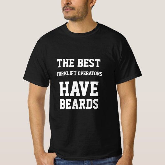 De Beste Heforkleurders Hebben Baarden T-shirt (Voorkant)