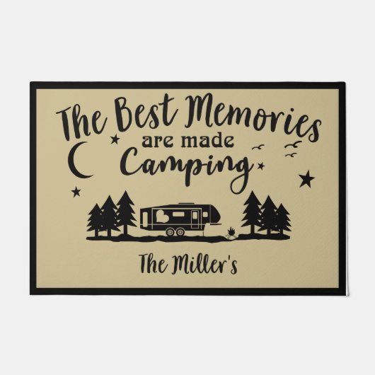 De beste herinneringen zijn gemaakt Camping Rug, C Deurmat (Voorkant)