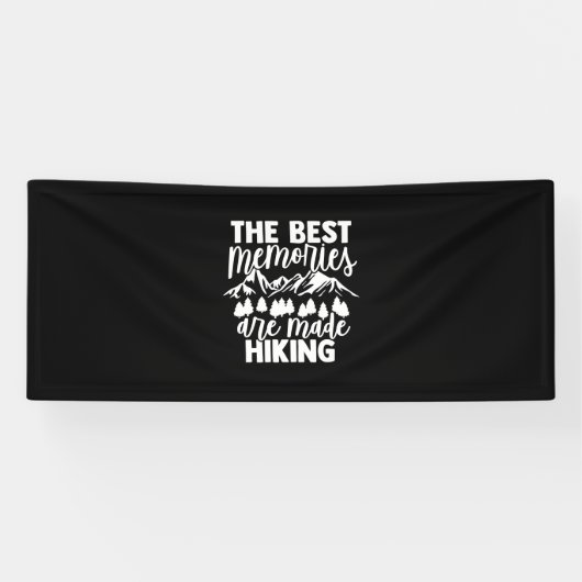 De beste herinneringen zijn gemaakt wandelend spandoek (Horizontaal)