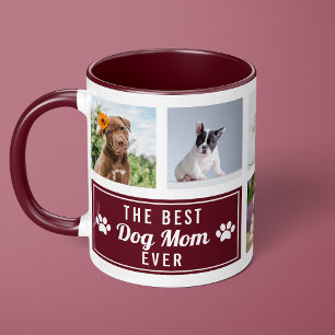 De Beste Hond Moeder Ooit Bordeauxroze Huisdiercol Mok