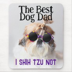 De beste hond papa Shih Tzu Niet Vaderdag Muismat