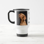 De beste hond ter wereld - Dad Heart Paw 2 Foto Reisbeker (Links)