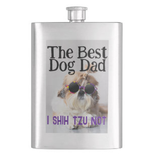 De beste hond vader Shih Tzu Niet Vaderdag Flacon