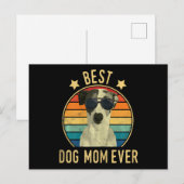 de beste hond van de vrouw moeder ooit italiaanse briefkaart (Voorkant / Achterkant)
