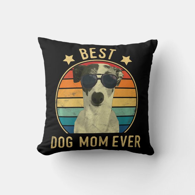 de beste hond van de vrouw moeder ooit italiaanse  kussen (Voorkant)