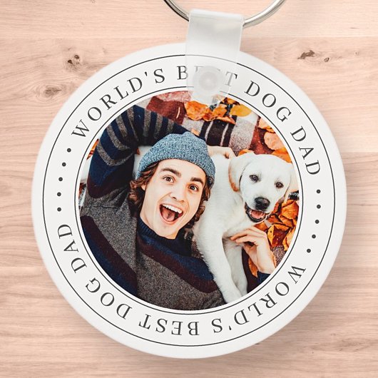 De beste hond van de wereld, een klassieke eenvoud sleutelhanger