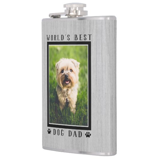 De beste hond van de wereld schildert afdrukken Fo Heupfles (Links)