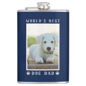 De beste hond van de wereld schildert de foto van  heupfles (Voorkant)