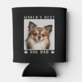 De beste hond van de wereld schildert foto's op zw blikjeskoeler (Achterkant)