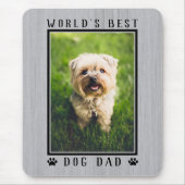 De beste hond van Rustic World schildert foto Muismat (Voorkant)