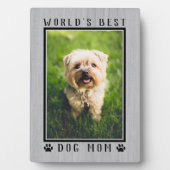 De beste hond van Rustic World schildert foto van  Fotoplaat (voorkant)