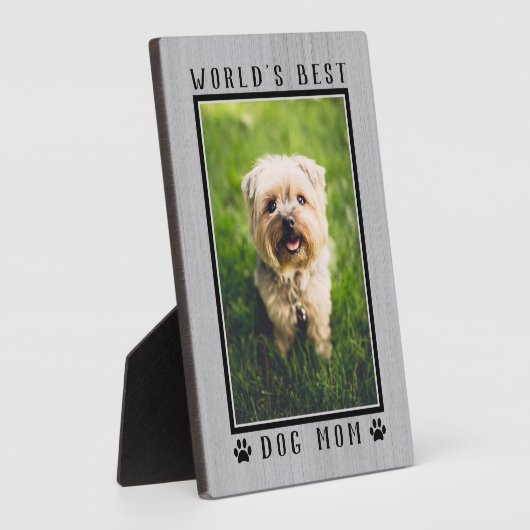 De beste hond van Rustic World schildert foto van  Fotoplaat (Zijkant)