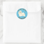 De beste honden worden gered (Shih Tzu) Ronde Sticker (Tas)