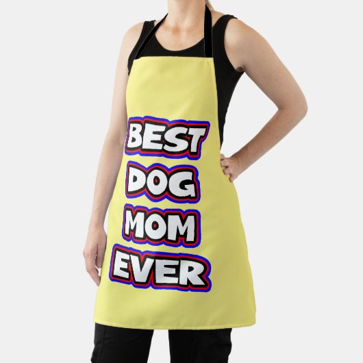 De beste hondenmoeder ooit schort (Insitu)