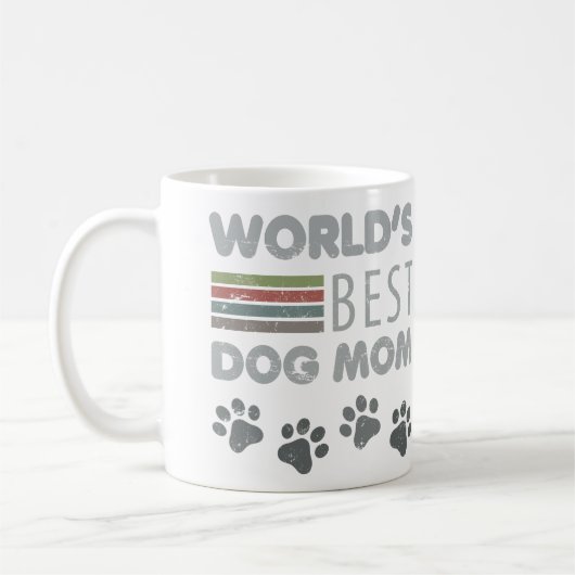 De beste hondenmoeder ter wereld koffiemok (Links)