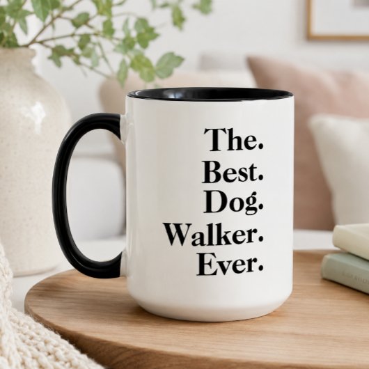'De Beste Hondenuitlater Ooit' Speels Leuk Cadeau Mok