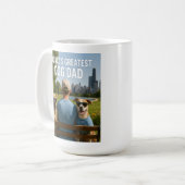 De beste hondenvader ter wereld - Cool Crew Editio Koffiemok (Voorkant links)