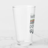 De beste hondenvader ter wereld glas (Rechts)