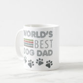 De beste hondenvader ter wereld koffiemok (Voorkant links)