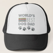 De beste hondenvader ter wereld trucker pet (Voorkant)