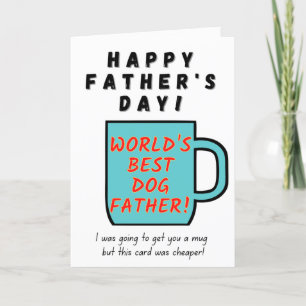 De beste hondenvader ter wereld - Vaderdag Kaart