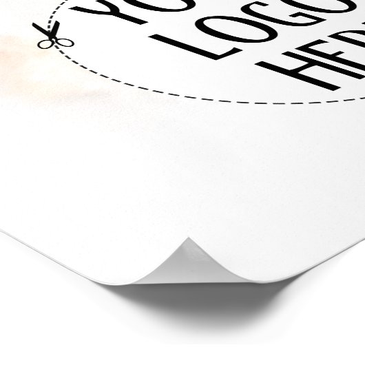 De Beste hondenverzorger Shih Tzu Geen Logo QR cod Poster (Hoek)