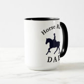 De beste 'Horse Rider DAD' ooit! Vaderdag Mok (Voorkant rechts)